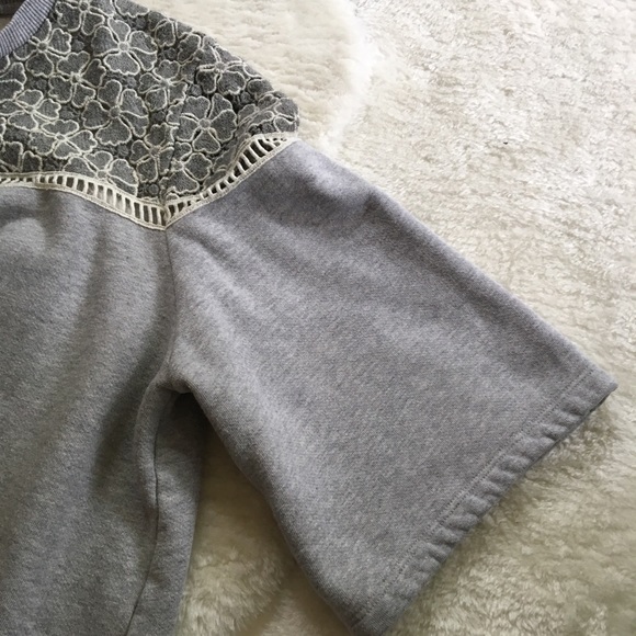 GiAMBA Paris grey bell sleeve sweatshirt SIZE L - Picture 10 of 13
